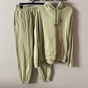 Teddy Fresh Green Hoodie and Jogger Set